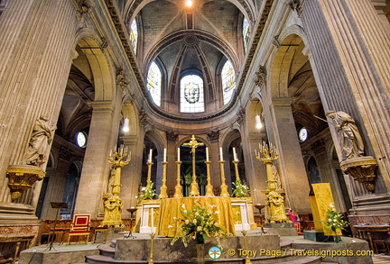 High altar of St Sulpice